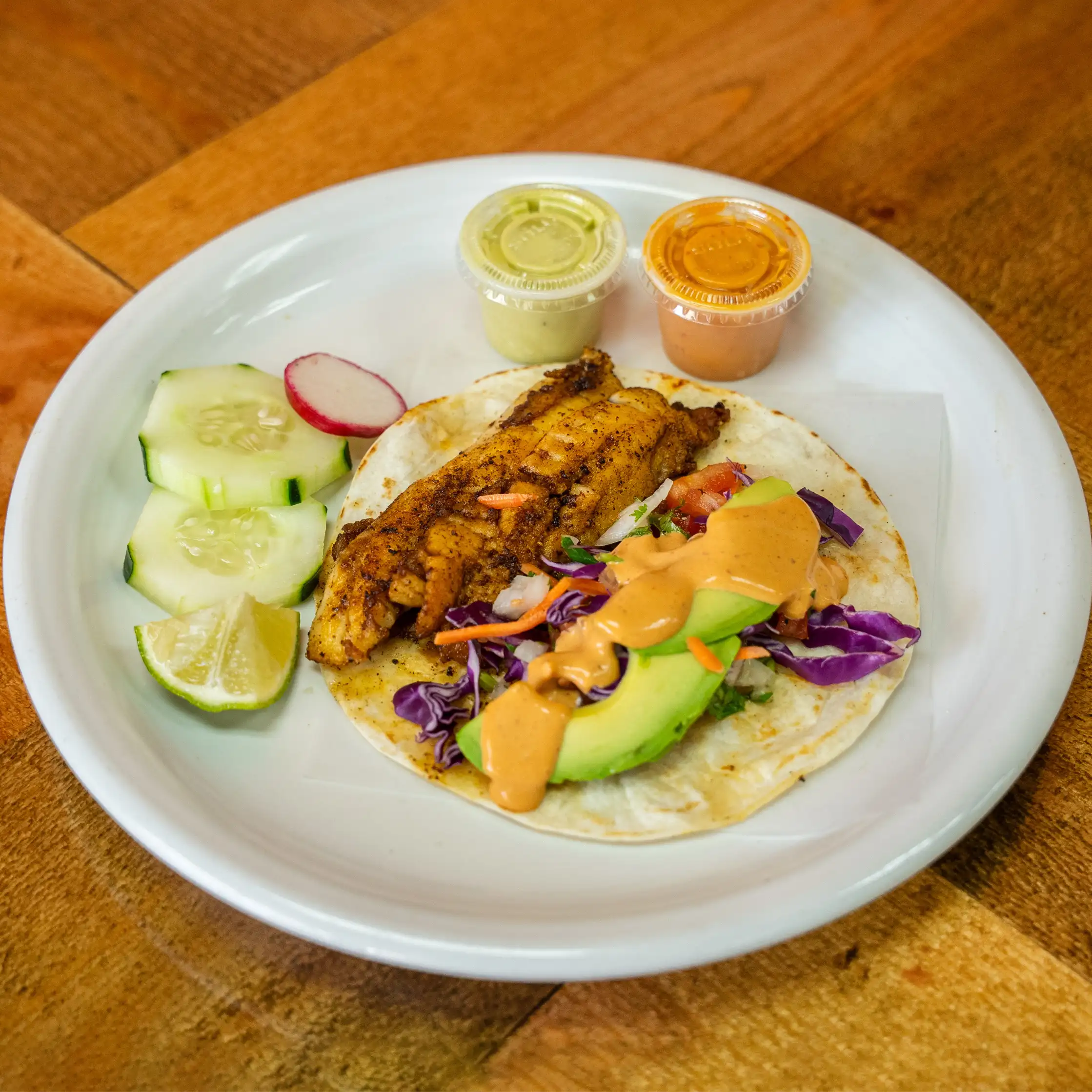 Fish Tacos.