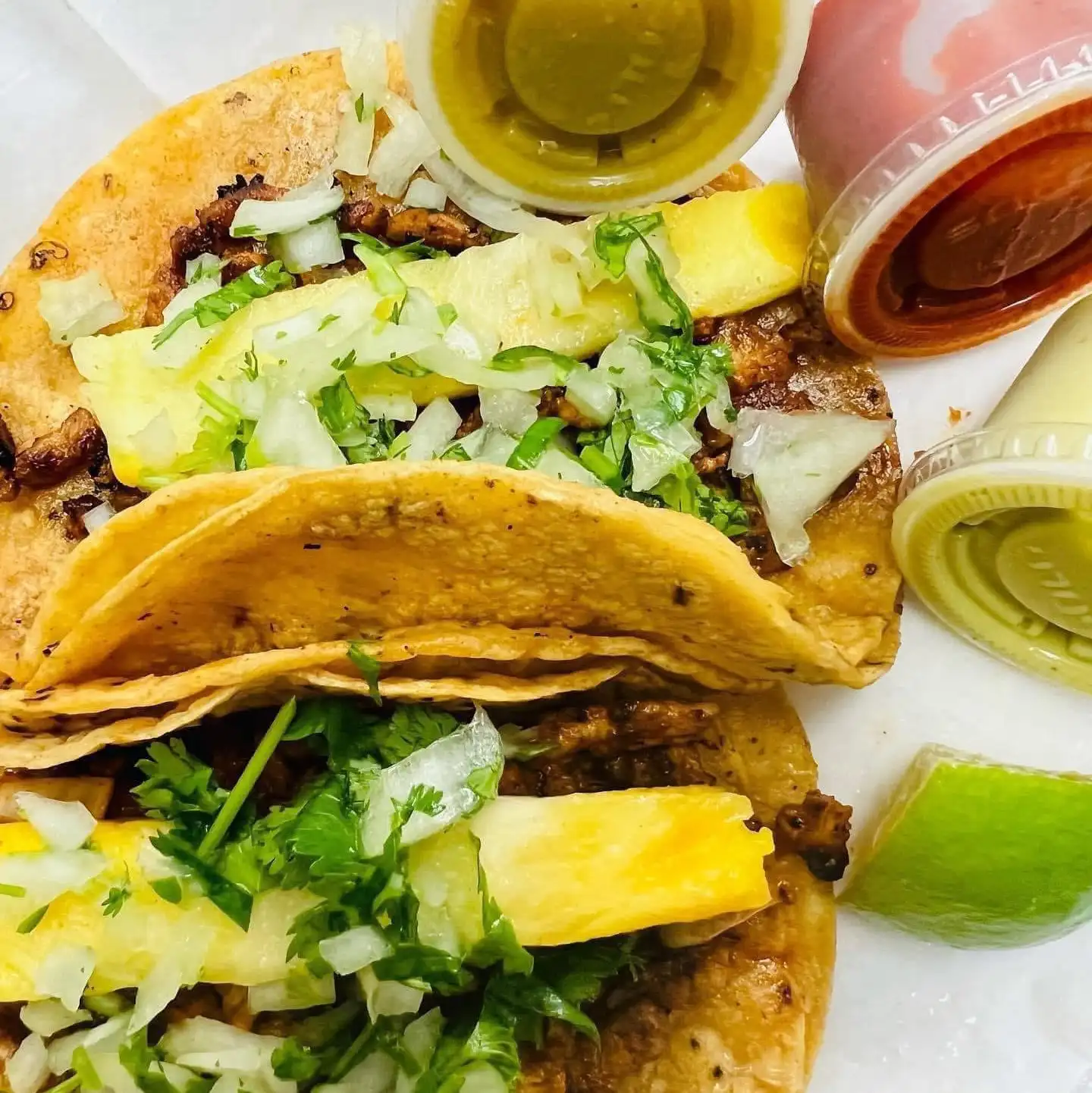 10x$25 Street Al Pastor Tacos.