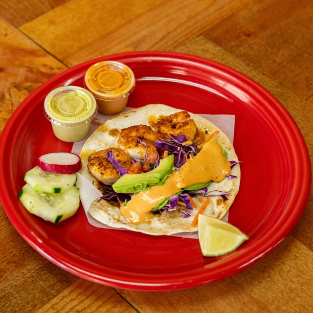 Shrimp Tacos.