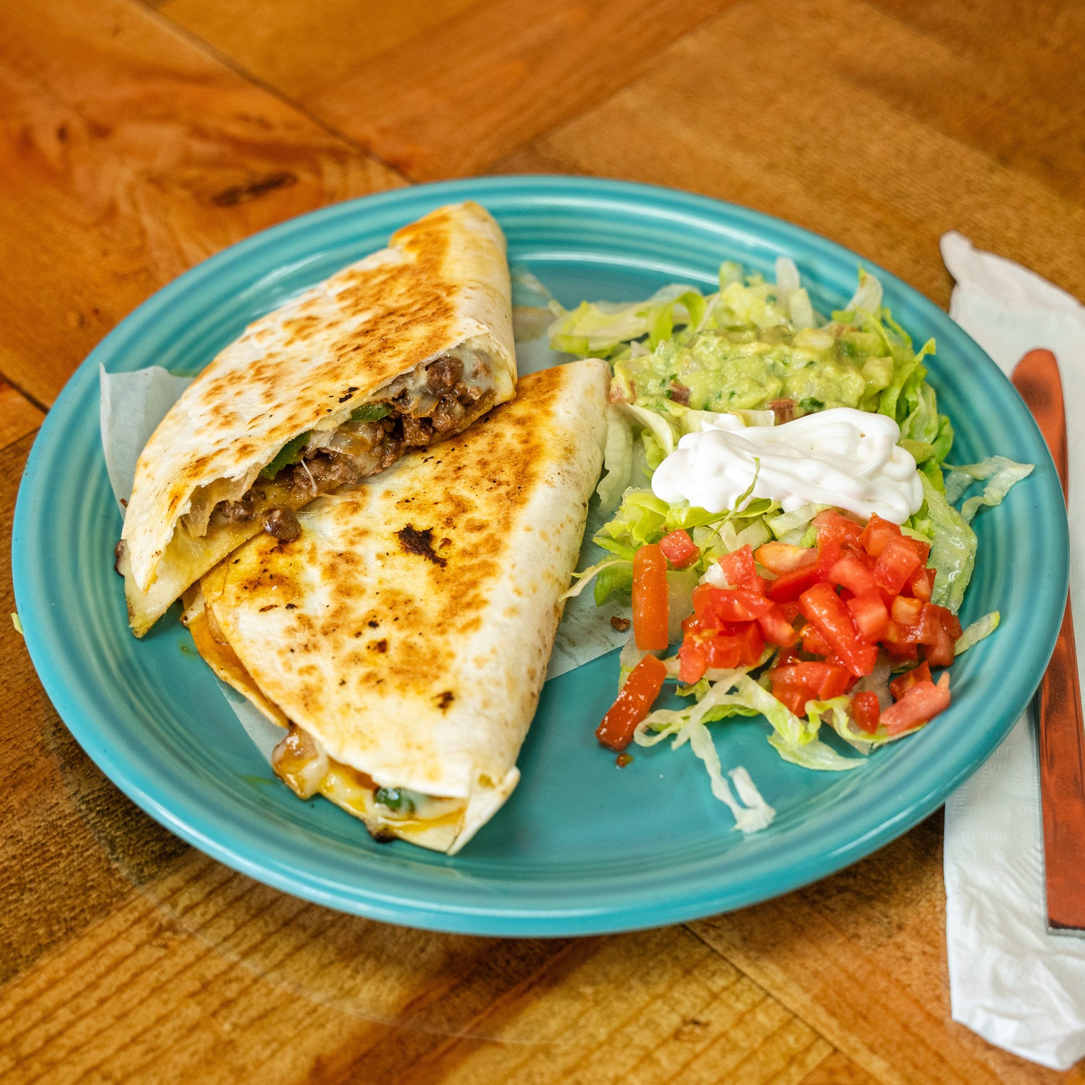 Quesadillas.