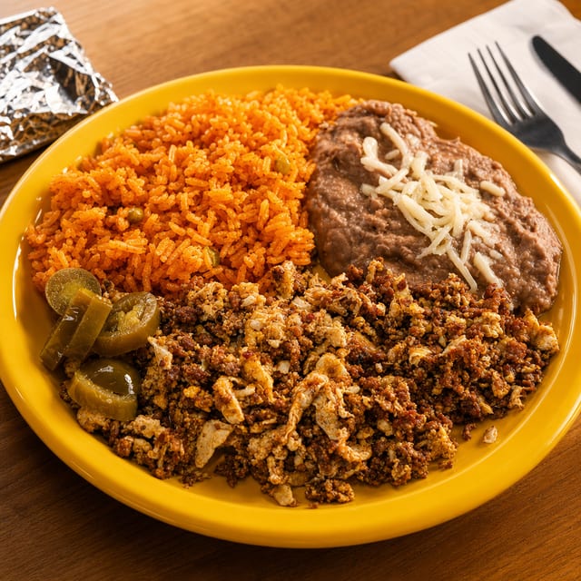 Huevos Con Chorizo.