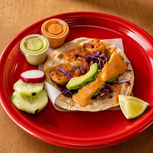 Shrimp Tacos.