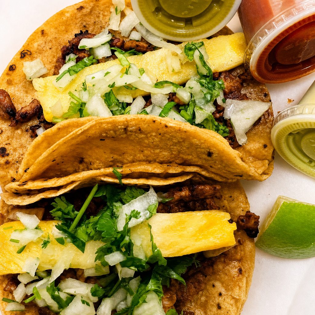 10x25 Street Al Pastor Tacos.